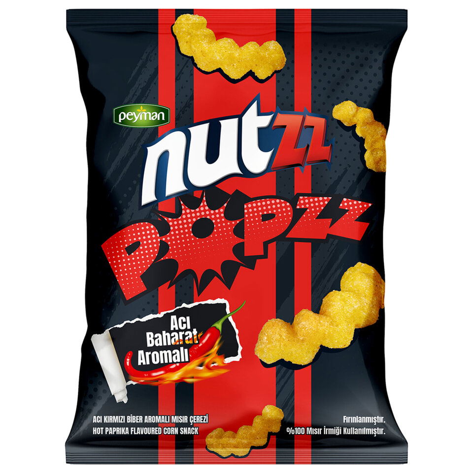 PEYMAN NUTZZ POPZZ MISIR ÇEREZİ 100GR- ACI&BAHAR